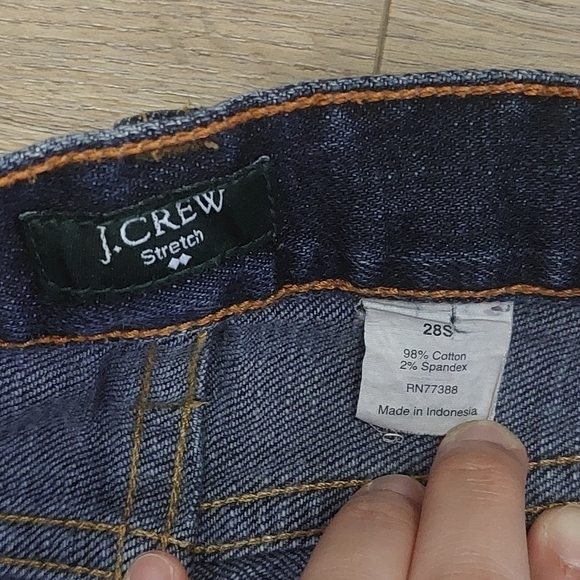 J.CREW Stretch Hipslung Capri Denim Jeans Women - Picture 2 of 4